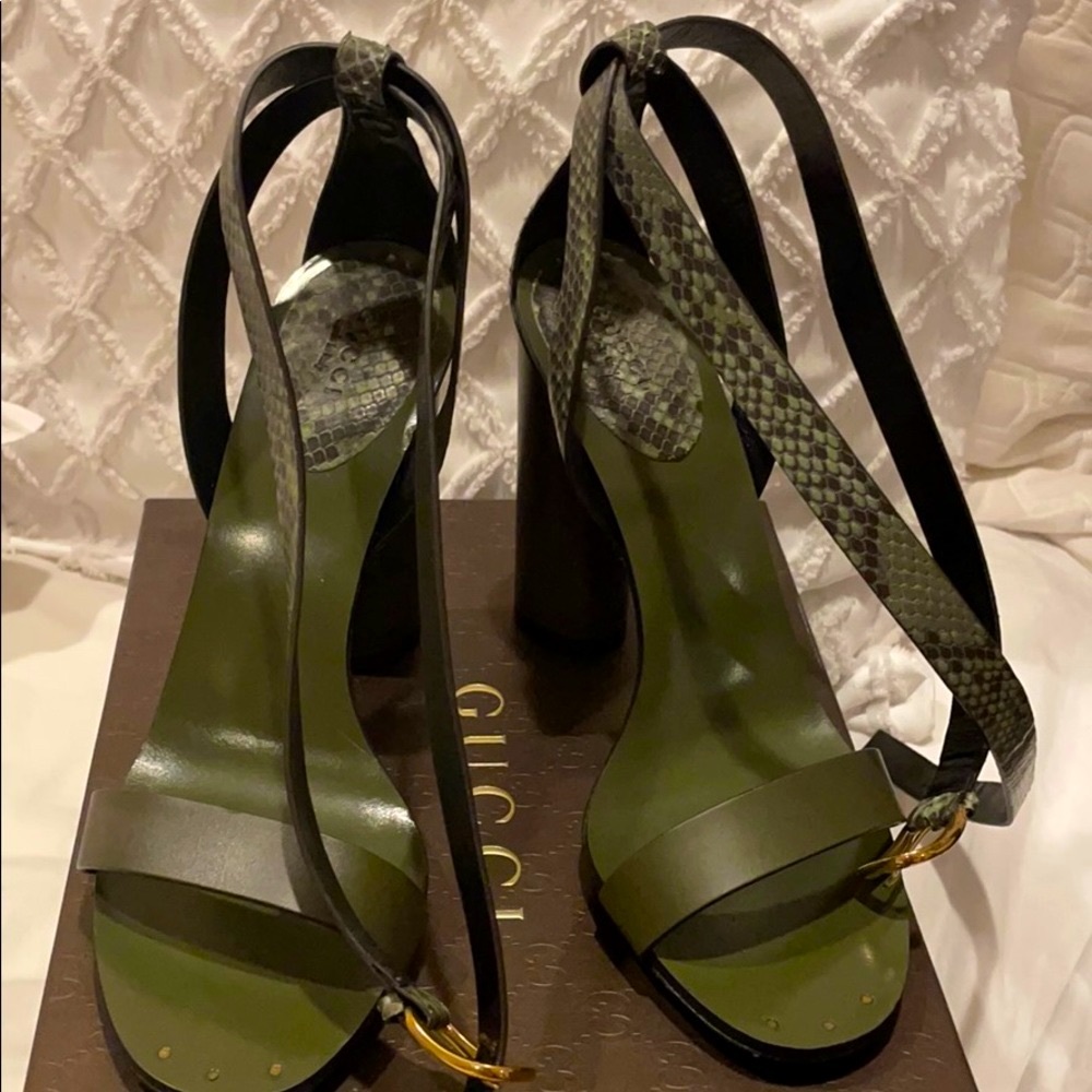 Gucci Aemuo double wrap sandals